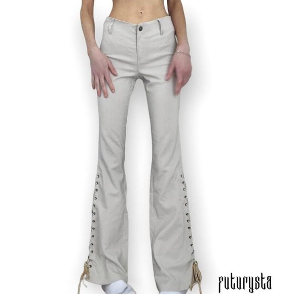 Insane Lace-up Pants - Picture 1 of 4